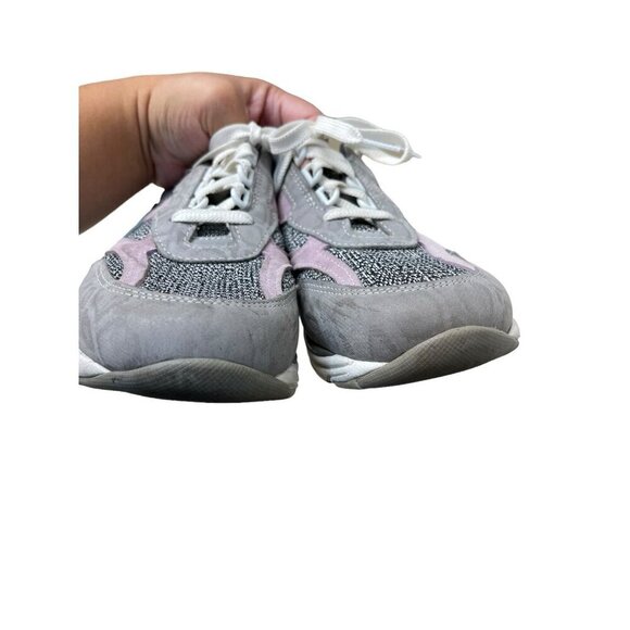 SAS Tour Mesh Lux Cinder Gray Pink Suede Walking Shoes Tripad Comfort Women 8.5 - Picture 7 of 9